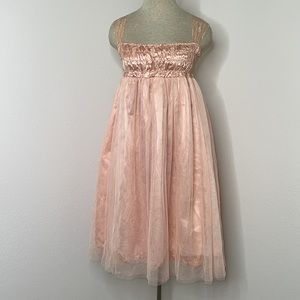 🔹 Think Pink Bows Tulle Dress